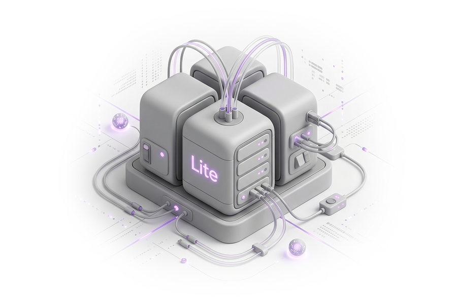 Lite 5.0 - virtual VPS hosting plan from AdminVPS, Base processor frequency (GHz): 5.0, Primary Drive Capacity (GB): 15
