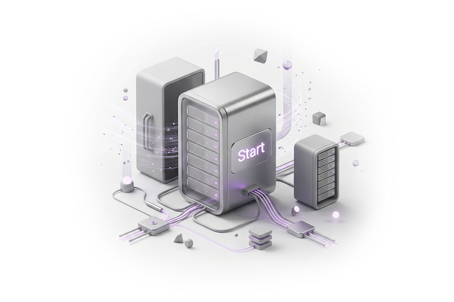 Start 5.0 - Virtual Private Server (VPS) by AdminVPS, Base processor frequency (GHz): 5.0, Primary Drive Capacity (GB): 80