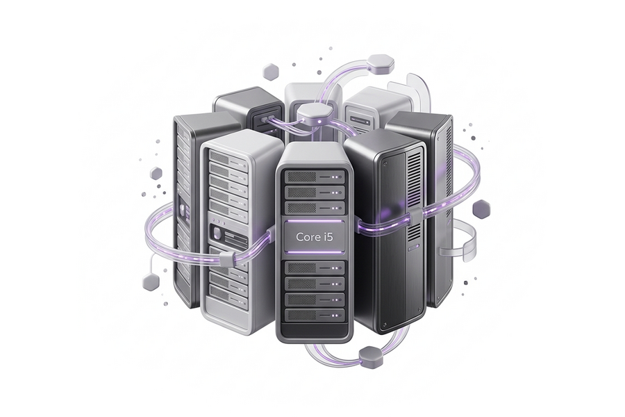 Dedicated server Core i5 13500 / 64 GB / 2x512 GB SSD from AdminVPS, Processor (CPU): Core i5 13500, Primary Drive Capacity (GB): 512
