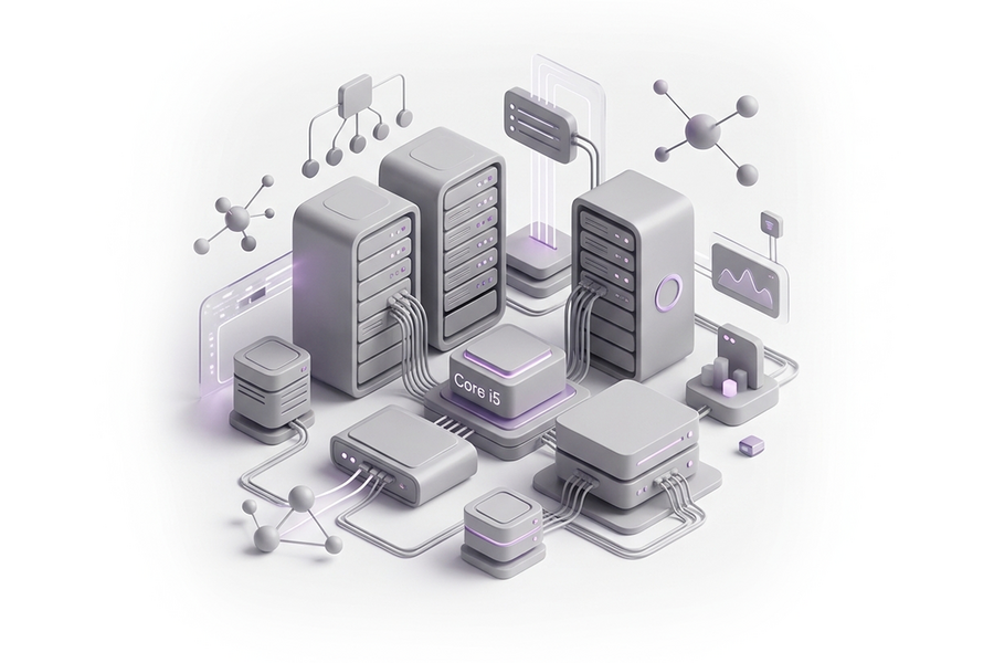 Dedicated server Core i5 12500 / 64 GB / 2x512 GB SSD by AdminVPS, Processor (CPU): Core i5 12500, Primary Drive Capacity (GB): 512