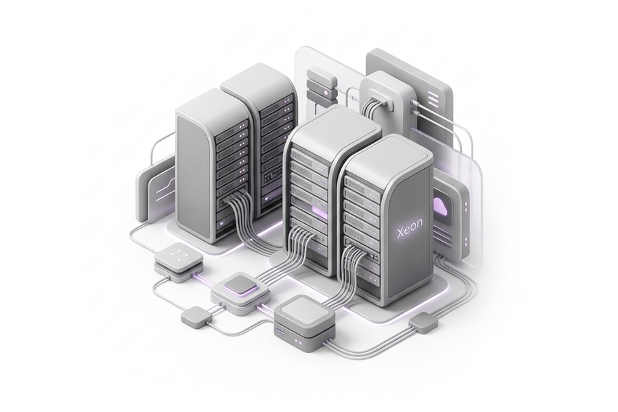 Dedicated server Xeon E-2176G / 64 GB / 2x8000 GB from AdminVPS, Processor (CPU): Xeon E-2176G, Primary Drive Capacity (GB): 8000