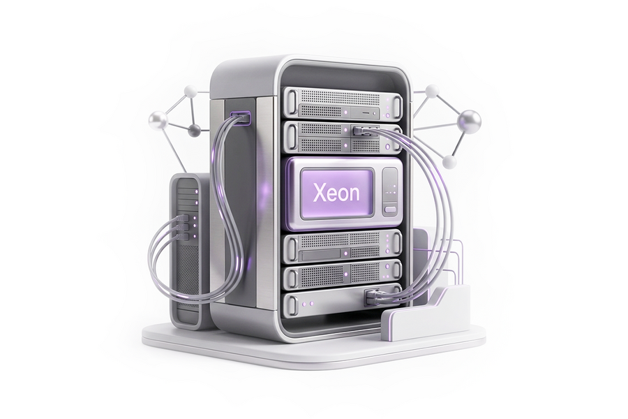 Dedicated server Xeon E-2176G / 64 GB / 2x960 GB NVMe from AdminVPS, Processor (CPU): Xeon E-2176G, Primary Drive Capacity (GB): 960