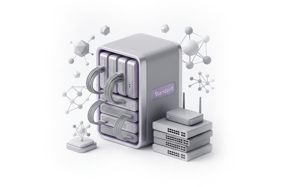 Standard 5.0 - Virtual Private Server (VPS) by AdminVPS, Base processor frequency (GHz): 5.0, Primary Drive Capacity (GB): 100